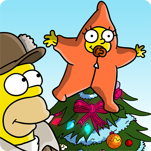 Front Cover for The Simpsons: Tapped Out (Android) (Google Play release): Christmas 2015