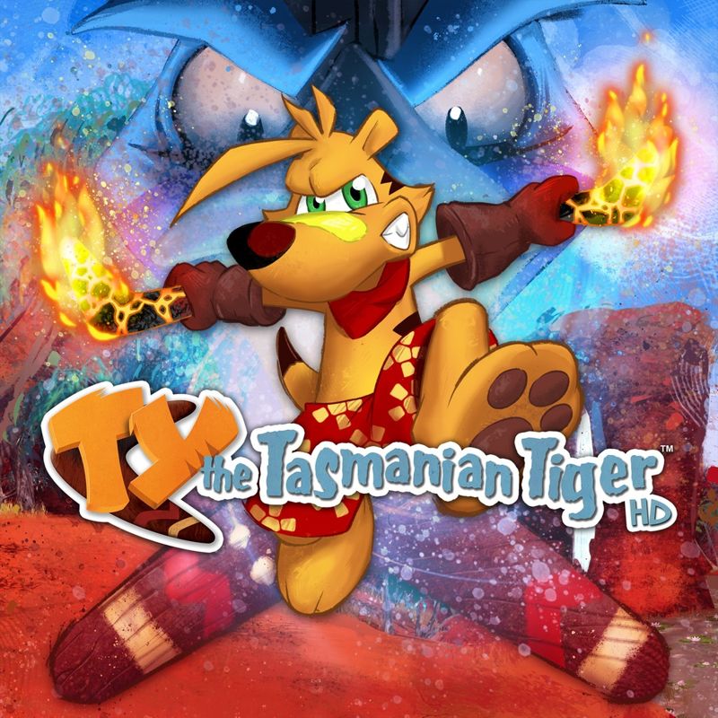 Front Cover for Ty the Tasmanian Tiger (PlayStation 4) (download release)