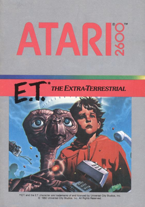 Manual for E.T. The Extra-Terrestrial (Atari 2600): Front