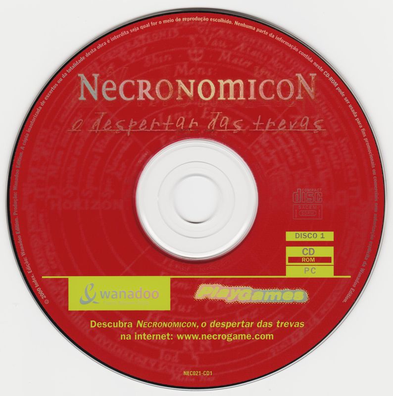 Media for Necronomicon: The Gateway to Beyond (Windows): Disc 1