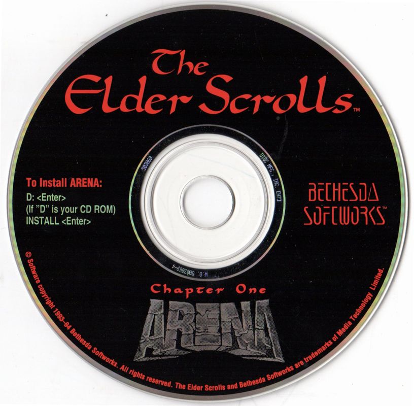 The Elder Scrolls Arena (Deluxe Edition) cover or packaging material
