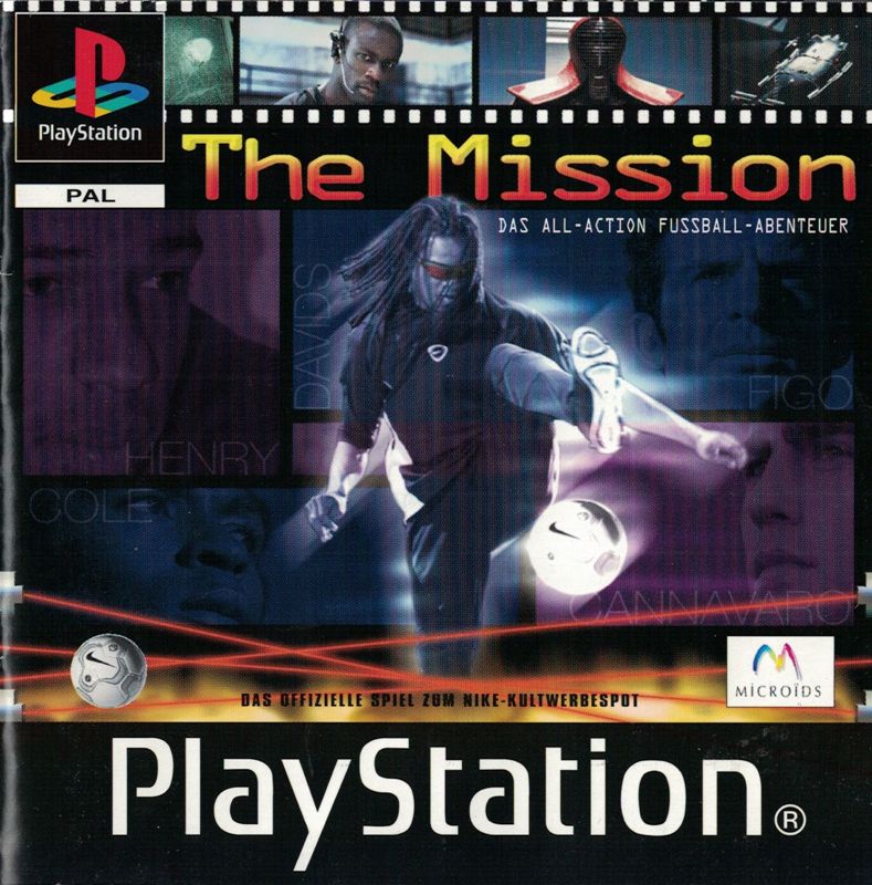 Manual for The Mission (PlayStation): Front