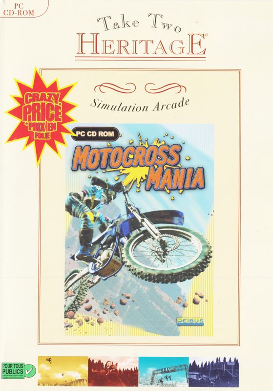 Front Cover for Motocross Mania (Windows) ("Heritage - Simulation Arcade" release)