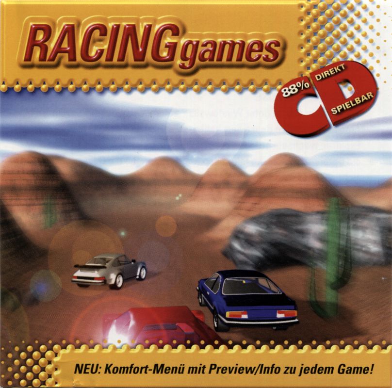 Front Cover for RACINGgames (DOS and Windows and Windows 3.x)