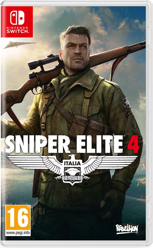 Front Cover for Sniper Elite 4: Italia (Nintendo Switch) (download release)