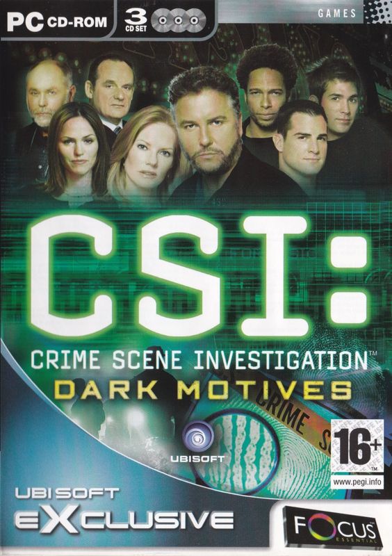 Front Cover for CSI: Crime Scene Investigation - Dark Motives (Windows) (Ubisoft Exclusive release)