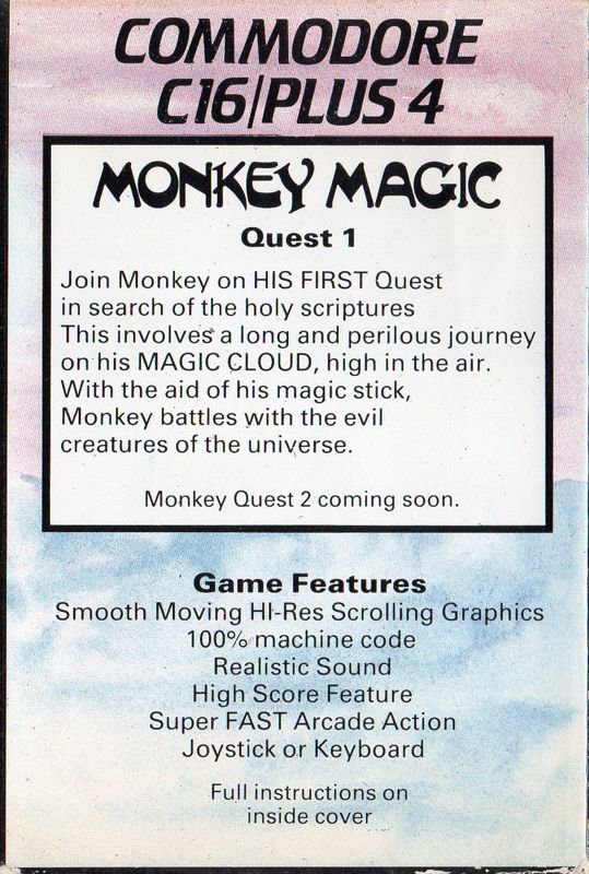 Monkey Magic cover or packaging material - MobyGames