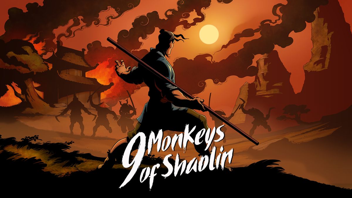 Front Cover for 9 Monkeys of Shaolin (Nintendo Switch) (download release)