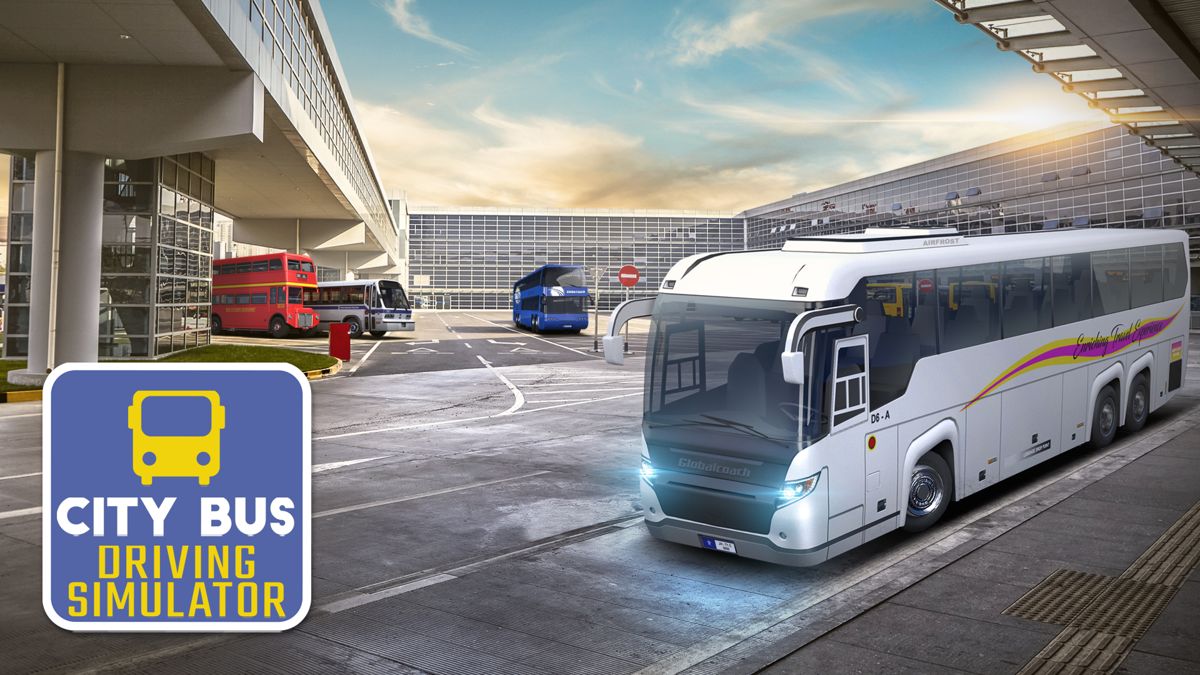 Front Cover for City Bus Driving Sim (Nintendo Switch) (download release)