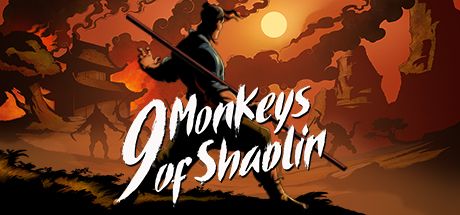 Front Cover for 9 Monkeys of Shaolin (Linux and Windows) (Steam release)