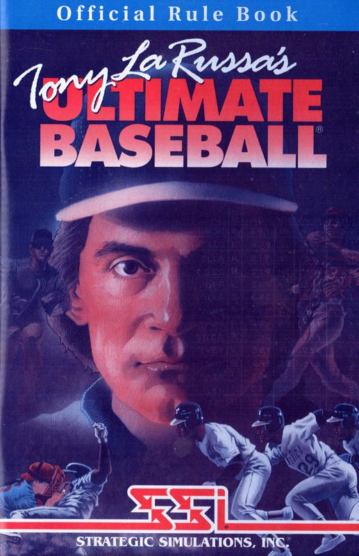 Manual for Tony La Russa's Ultimate Baseball (DOS) (5.25" Disk version): Front