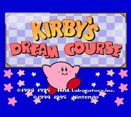 Front Cover for Kirby's Dream Course (New Nintendo 3DS and Wii U) (download release)