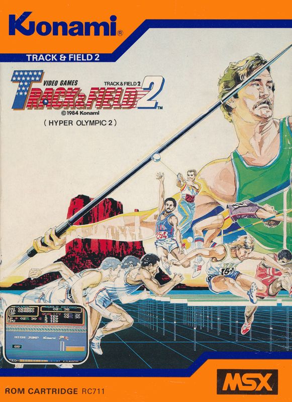 Front Cover for Track & Field II (MSX)