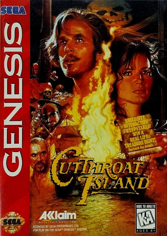 9365226 Cutthroat Island Genesis Front Cover 