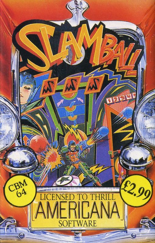 Front Cover for Slamball (Commodore 64) (Cassette Release)