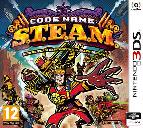 Front Cover for Code Name: S.T.E.A.M. (Nintendo 3DS) (download release)