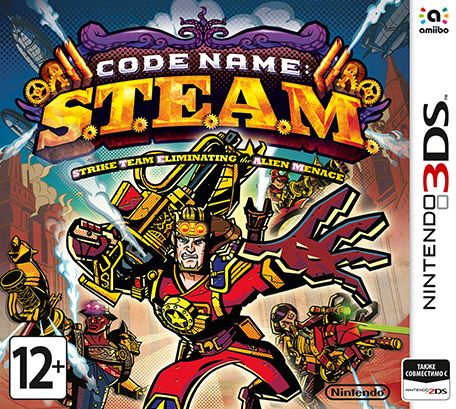 Front Cover for Code Name: S.T.E.A.M. (Nintendo 3DS) (download release)