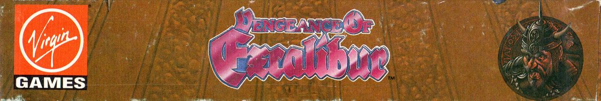 Spine/Sides for Vengeance of Excalibur (DOS) (5.25" release): Bottom