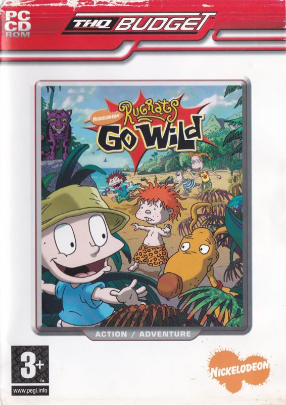 Front Cover for Rugrats Go Wild (Windows) (THQ Budget release)