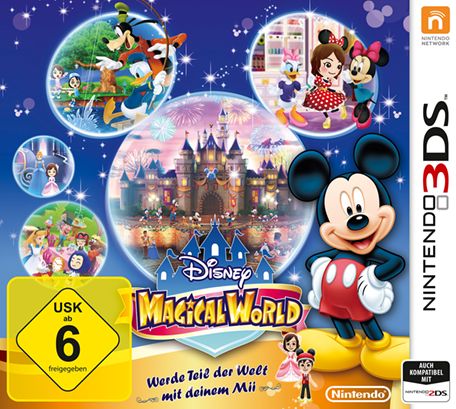 Front Cover for Disney Magical World (Nintendo 3DS) (download release)
