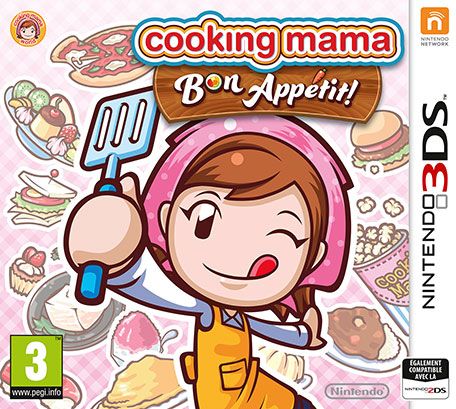 Front Cover for Cooking Mama 5: Bon Appétit! (Nintendo 3DS) (download release)