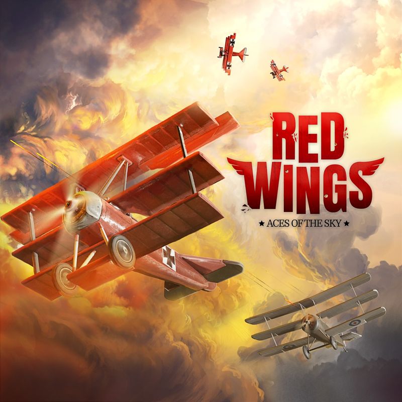 Front Cover for Red Wings: Aces of the Sky (PlayStation 4) (download release)
