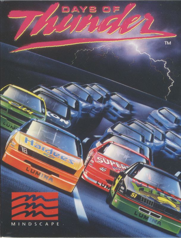 Front Cover for Days of Thunder (ZX Spectrum)