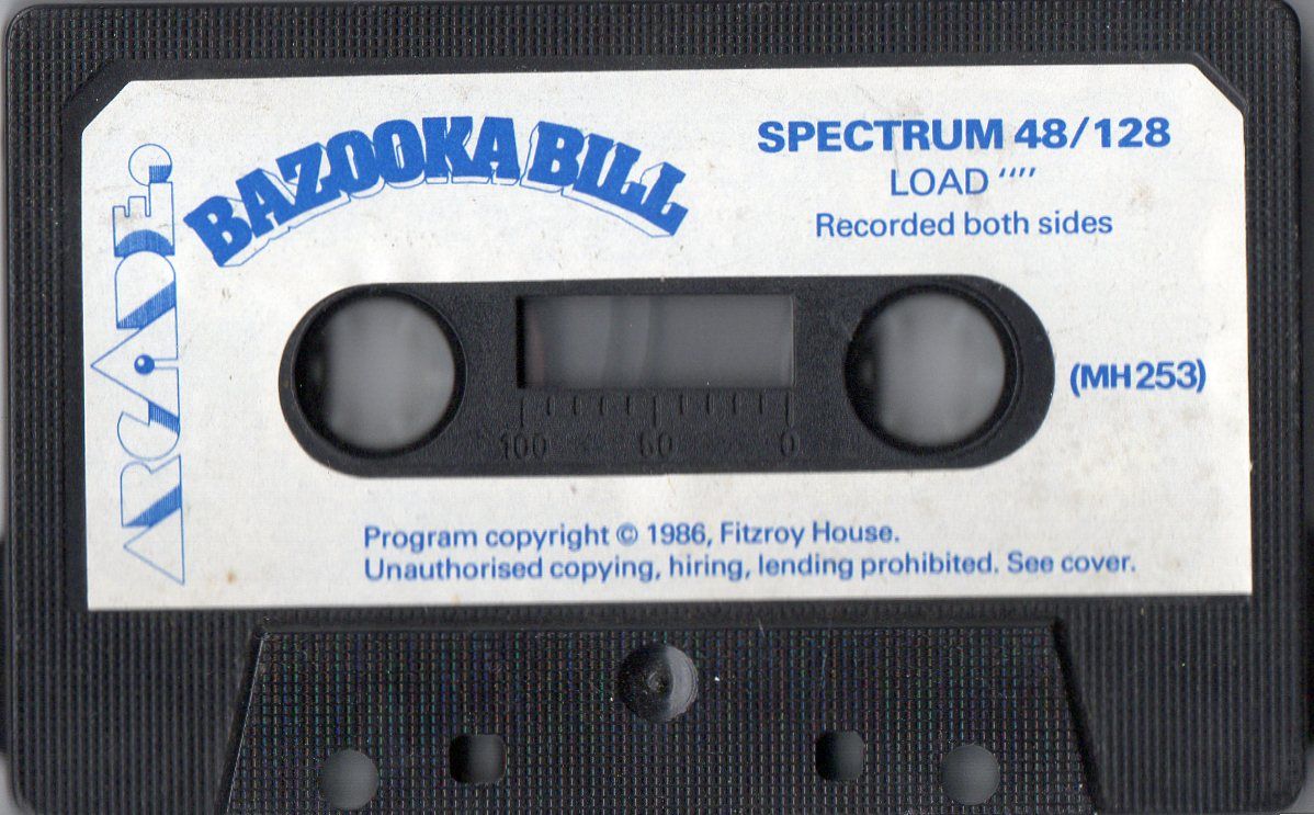 Media for Bazooka Bill (ZX Spectrum)