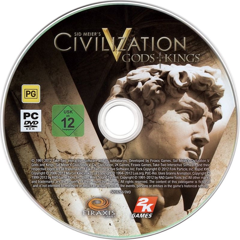 Media for Sid Meier's Civilization V: Gods and Kings (Windows)