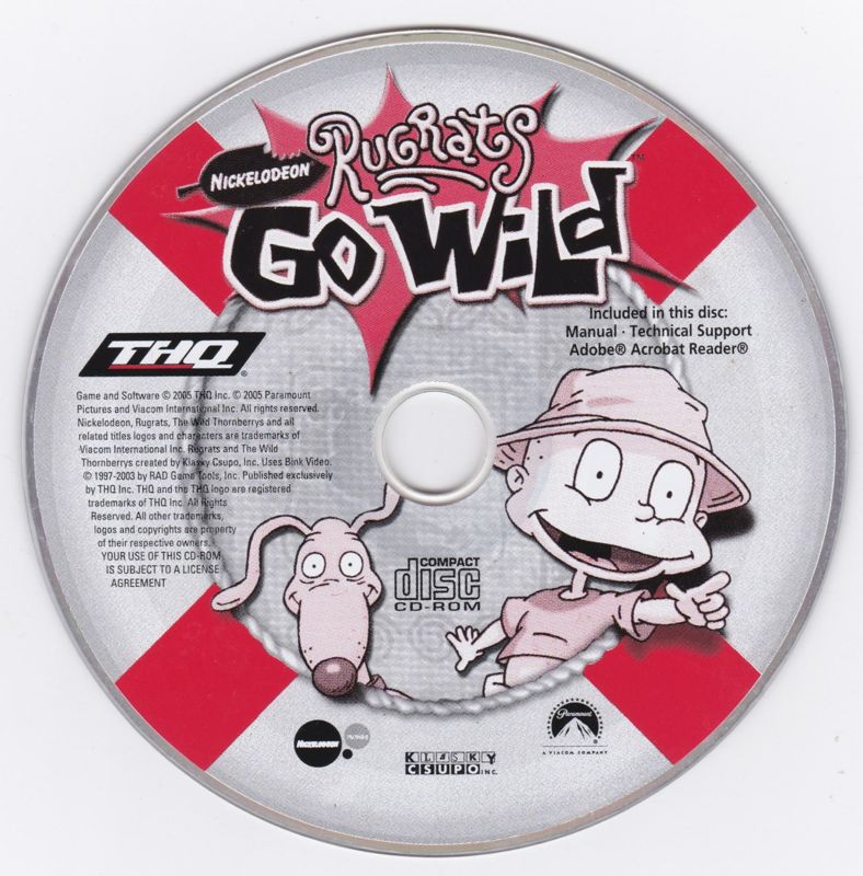 Media for Rugrats Go Wild (Windows) (THQ Budget release)