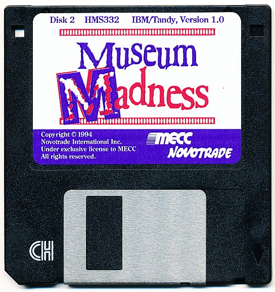 Media for Museum Madness (DOS) (IBM/Tandy release): Disk 2