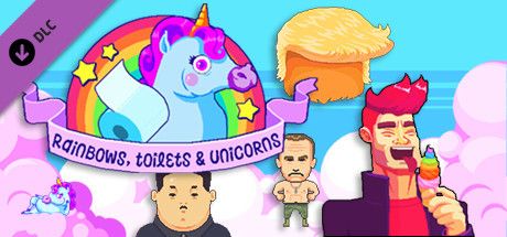 Front Cover for Rainbows, Toilets & Unicorns: Political Drama (Macintosh and Windows) (Steam release)