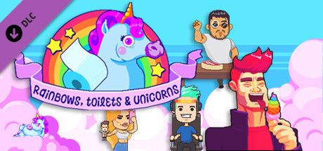 Front Cover for Rainbows, Toilets & Unicorns: Influencerama (Macintosh and Windows) (Steam release)