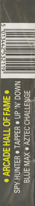 Back Cover for Arcade Hall of Fame (Commodore 64)