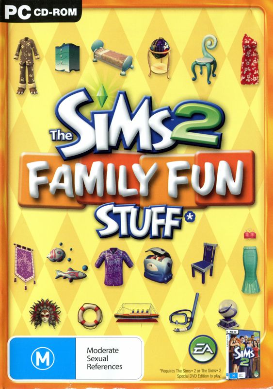 Front Cover for The Sims 2: Family Fun Stuff (Windows) (Alternate release)