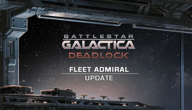 Front Cover for Battlestar Galactica: Deadlock (Windows) (Humble Store release): Fleet Admiral Update cover