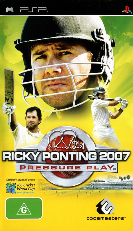 Front Cover for Brian Lara 2007: Pressure Play (PSP)