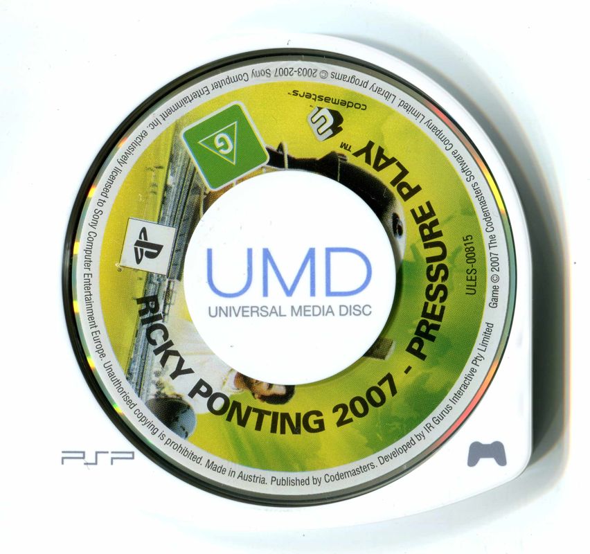 Media for Brian Lara 2007: Pressure Play (PSP)
