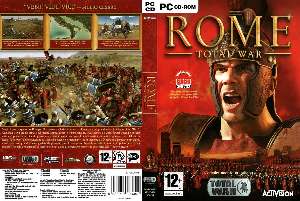 Rome: Total War cover or packaging material - MobyGames