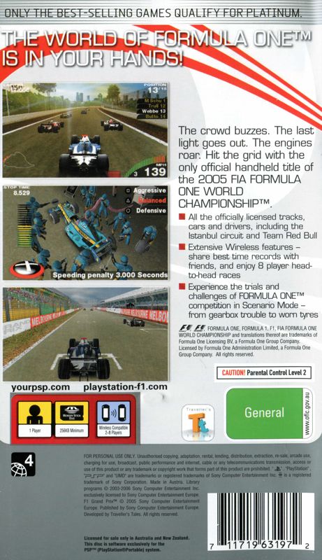 F1 Grand Prix cover or packaging material - MobyGames