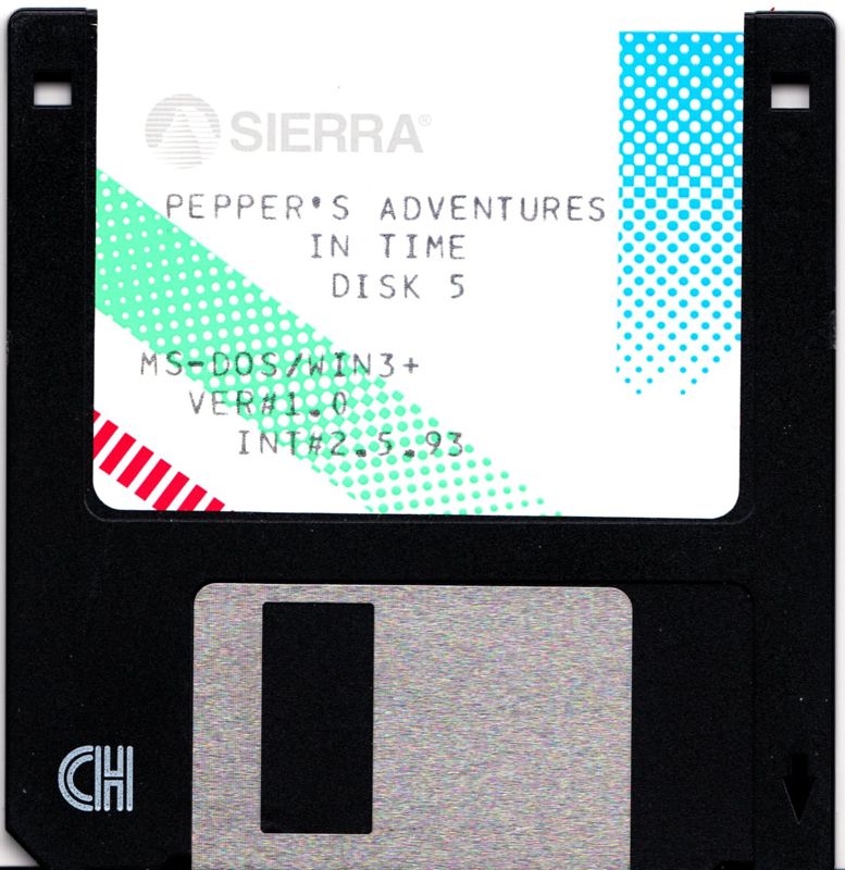 Media for Pepper's Adventures in Time (DOS and Windows 3.x) (Sierra Discovery Series): Disk 5