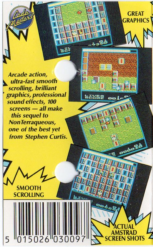 Back Cover for Terra Cognita (Amstrad CPC)