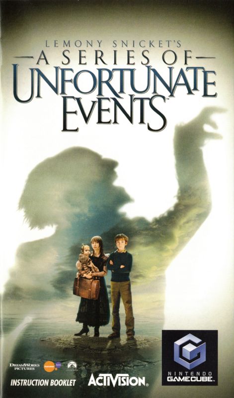 Manual for Lemony Snicket's A Series of Unfortunate Events (GameCube): Front