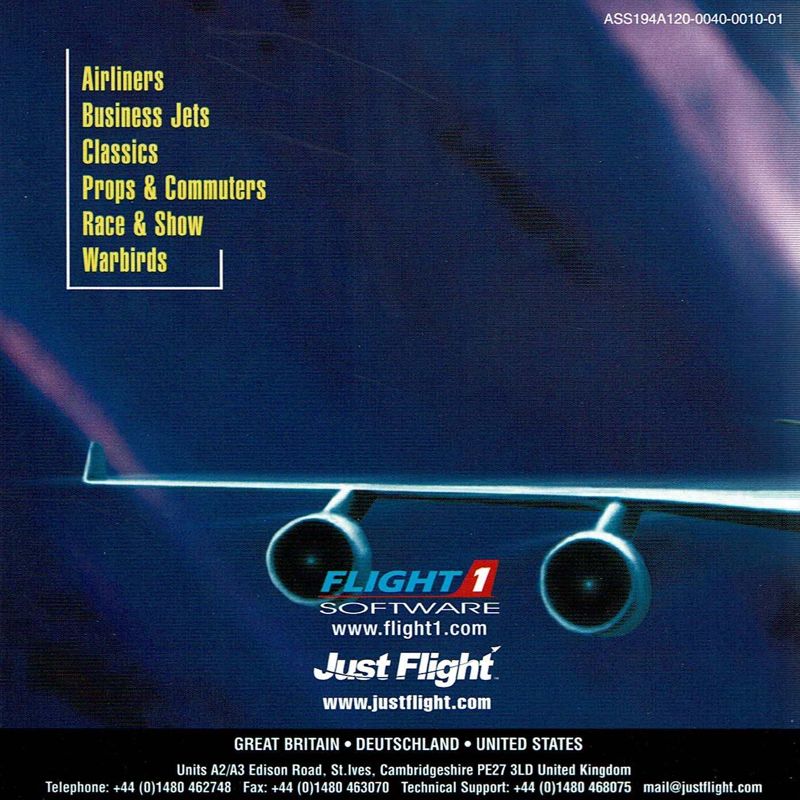 Other for Legendary Aircraft (Windows): Jewel Case - Left Inlay