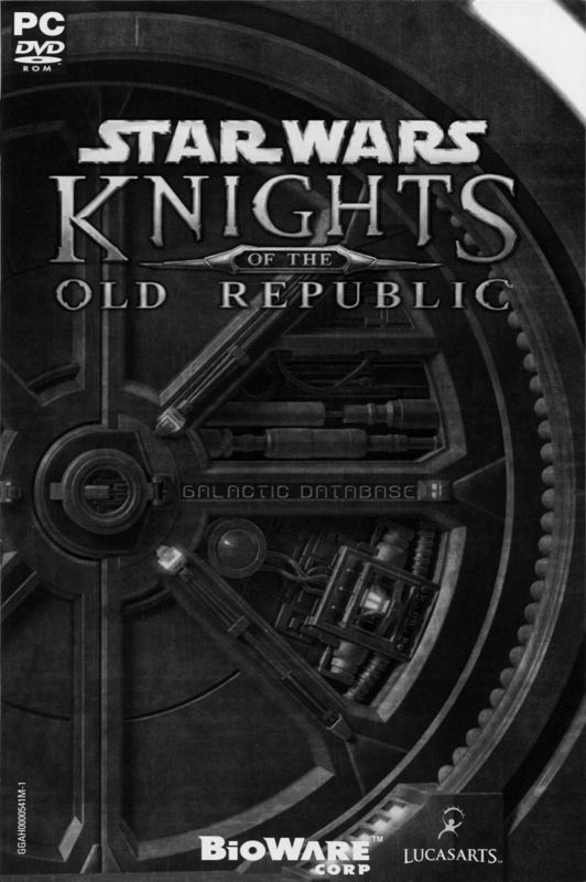 Manual for Star Wars: Knights of the Old Republic - Collection (Windows) (Software Pyramide release): KOTOR - Front