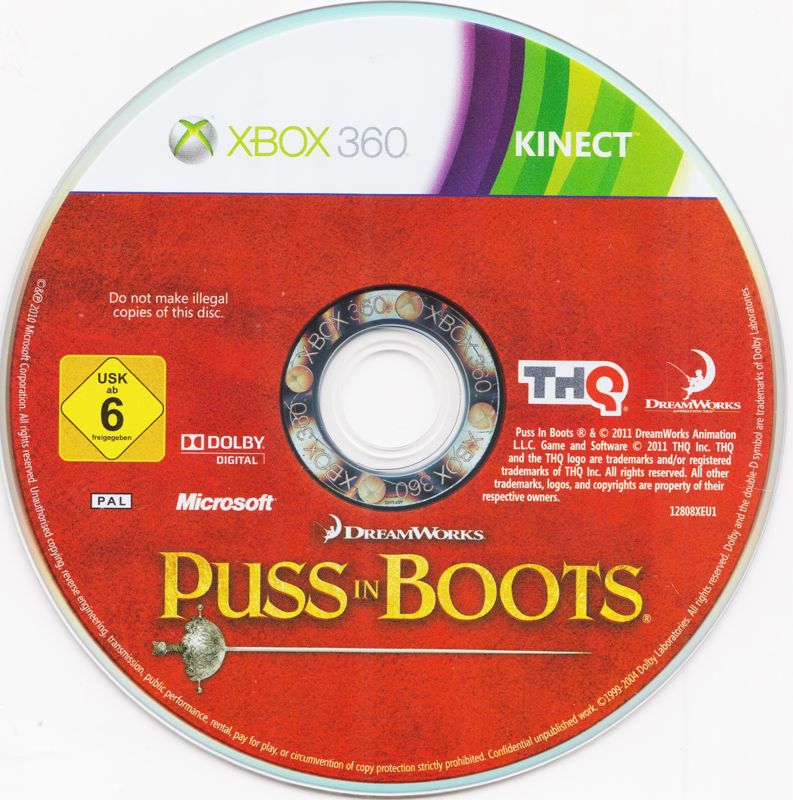 Puss in Boots (Gato de botas) Kinect - Xbox 360 (Usado)
