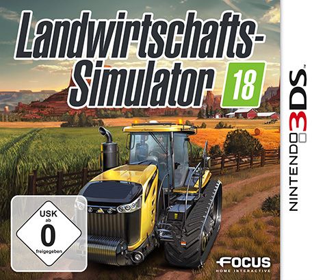 Front Cover for Farming Simulator 18 (Nintendo 3DS) (download release)