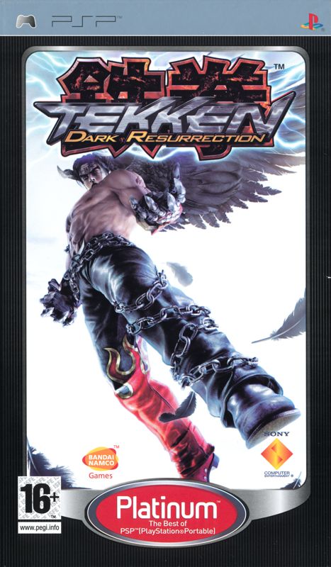 Front Cover for Tekken: Dark Resurrection (PSP) (Platinum release)