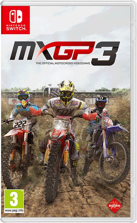 Front Cover for MXGP3: The Official Motocross Videogame (Nintendo Switch) (download release)