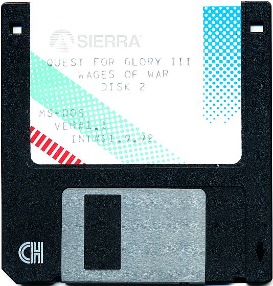 Media for Quest for Glory III: Wages of War (DOS): Disk 2